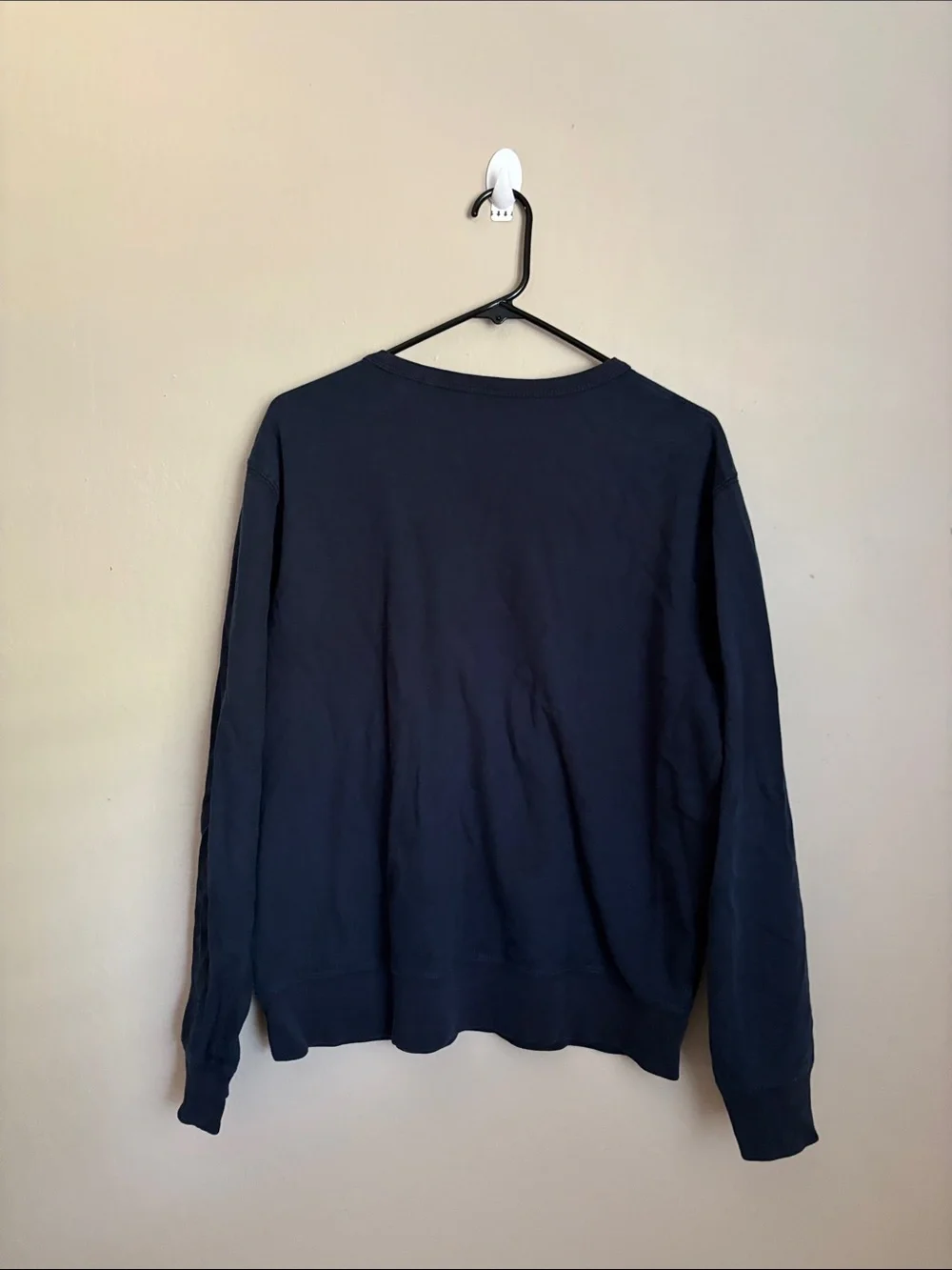 J. Crew Men's Cotton Navy Crewneck Sweater size large